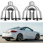 2.5" Inlet 3.5'' Outlet Dual Exhaust Pipe Rear Tips For Audi Tt MK1 Rs MK2 8J New. Price: $86.05.
