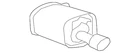Genuine Gm Muffler 92249200 New. Price: $456.40.