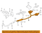 Gm Oem 2017 Acadia Exhaust System Components-muffler Wtpipe 19420287 Remanufactured. Price: $2876.59.