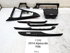 13-19 Oem Bmw F06 Central Console Dash Doors Poplar Wood Interior Trim Set * Used. Price: $295.00.