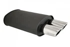 Megan Racing Exhaust Muffler: O-va Black (dual Oval Tips) New. Price: $142.96.