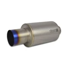 Vibrant For Titanium Muffler W/straight Cut Burnt Tip INLET/2.5IN Outlet New. Price: $515.45.