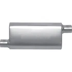 Gibson Cft Superflow Muffler; Stainless Steel; 4" X 9" 18" Oval Body; 2.5" New. Price: $176.99.