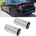2XEXHAUST Tip Rear Tail Throat Muffler Stainless Steel For Dodge Charger Viper New. Price: $53.19.