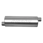 Exhaust Muffler Sft Superflow Stainless Steel Round Gray 3" New. Price: $243.62.