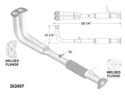 Exhaust And Tail Pipes For 1994-1996 Honda Prelude 2.3L L4 Gas Dohc New. Price: $248.73.