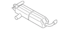 Genuine Bmw Muffler 18-30-8-658-507 New. Price: $1467.43.