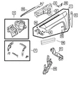 Genuine Mopar Stuffer 68086490AA New. Price: $14.08.