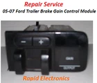 05-07 Ford F250 F350 F450 F550 Trailer Brake Gain Control Module Repair Service Remanufactured. Price: $72.00.