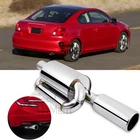 For Scion Tc 2005-2010 29" Chrome Twin Loop Exhaust Muffler 2.5" Inlet 4.0" Tip New. Price: $95.22.
