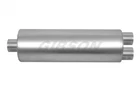 Gibson 789800S Stainless Muffler 3" Center" 2.5" Dual Out Round 7X24 New. Price: $319.30.