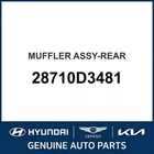 2015-2018 Hyundai Tucson Muffler Assembly-rear Oem New 28710D3481. Price: $1253.81.