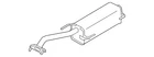 Genuine Nissan Exhaust Muffler 20100-ZR81A New. Price: $363.36.