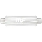 Magnaflow 10416 Exhaust Muffler 2.5"/2.5" Inlet/outlet, 4X4X14" Round, New. Price: $131.25.
