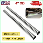 Inch Straight Pipe Stainless Steel T304 Tubing Piping 48 Long 4'' Od 2PCS New. Price: $83.84.