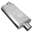 Black Widow Venom Series Ss Oval Gray Exhaust 2.5 Inch Muffler Universal BW001-C New. Price: $144.72.