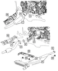 Genuine Mopar Exhaust Muffler And Tailpipe 5290932AG New. Price: $1462.94.