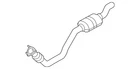 Genuine Audi Exhaust Intermediate Pipe 8K0-254-300-G New. Price: $611.73.