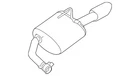 Genuine Nissan Muffler 20100-6CB1A New. Price: $503.59.