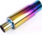 Exhaust Muffler,universal Stainless Steel Burnt TIP,14.8 Neo Chrome New. Price: $61.99.