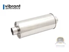 Vibrant Streetpower Round Muffler For 2.5 In. Inlet/outlet, 14 Body Length New. Price: $153.88.