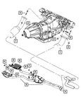 Genuine Mopar Exhaust Resonator And Pipe Left Side 5040333AB New. Price: $340.38.