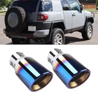 2X Exhaust Pipe Tip Rear Tail Throat Muffler Stainless For Toyota Fj Cruiser New. Price: $81.22.