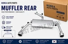 Original Muffler Assy-rear 28710T1100 For Genesis G80 New. Price: $1030.00.