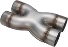 A-karck Exhaust Pipe Dual 3" Inlet, 12" Long Outlet Stainless Steel... New. Price: $40.99.