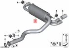 Genuine Bmw E82 Coupe Rear Silencer 18107845402 New. Price: $1451.42.