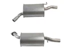 Left And Right Weld On Dual Rear Mufflers For 2006 2007 2010 Kia Optima 2.7L New. Price: $298.00.