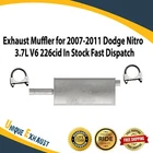 Exhaust Muffler For 2007-2011 Dodge Nitro 3.7L V6 226CID In Stock Fast Dispatch New. Price: $128.59.