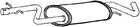 Exhaust Centre Middle Silencer For Audi A3 GVW615 Oem Quality New. Price: $183.32.