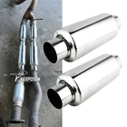 Pair 2.5" Inlet/outlet 12" Length Exhaust Muffler Resonators Stainless Steel 304 New. Price: $99.65.