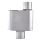 Floshine Universal Mufflers,performance Automotive Exhaust 2.25", Silver New. Price: $56.98.