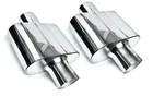 Pair Of Single Chamber Performance Race Muffler 2.5" Center / New. Price: $77.94.