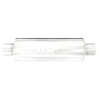 Exhaust Muffler Stainless Steel Round Chamber Bi-direction Satin Gray New. Price: $119.00.