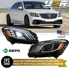 Usa Dot Facelift Full Led Headlight For 2014-2017 Mercedes Benz W222 Class New. Price: $529.95.