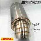 K-tuned 304 Stainless Steel Turndown Muffler With Brushed Finish 3.0" 3.5"OUT New. Price: $178.90.