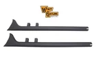 Wyatt Gatling Black 33" Straight Fishtail Mufflers 1995-2016 Harley Touring Flt New. Price: $132.95.