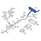 For Jeep Cherokee 2020-2022 68287298AB Exhaust Muffler New. Price: $641.89.