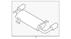 Genuine Nissan Exhaust Muffler 20100-1AA2B New. Price: $654.56.