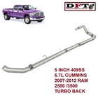 5" Exhaust Pipe Kit For 2007-2012 Dodge Ram 2500 3500 6.7L Cummins 409 Stainless New. Price: $349.99.