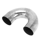 Motoforti 2.5" 180 Degree U-bend Mandrel Exhaust Tube Od, Silver Tone New. Price: $22.00.