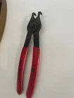 Team Mechanix Snap Ring Pliers Straight Tip Vinyl Handle Used. Price: $25.50.