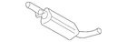 Genuine Volkswagen Exhaust Muffler 1J0-253-209-Q New. Price: $227.59.