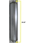 Baffled 10"W 44"L Body Stack Truck Muffler Fits Kenworth Peterbilt Freightliner New. Price: $119.95.