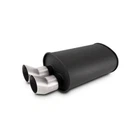 Vibrant Performance 12335 Streetpower Flat Black Oval Muffler Inlet Id 2.50" New. Price: $323.37.