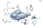 Genuine Mercedes-benz Exhaust System 167-490-80-06 New. Price: $1683.60.