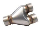 Elifecenter Id 3" Exhaust Y-pipe Adapter, To (T409 Polished) New. Price: $38.99.